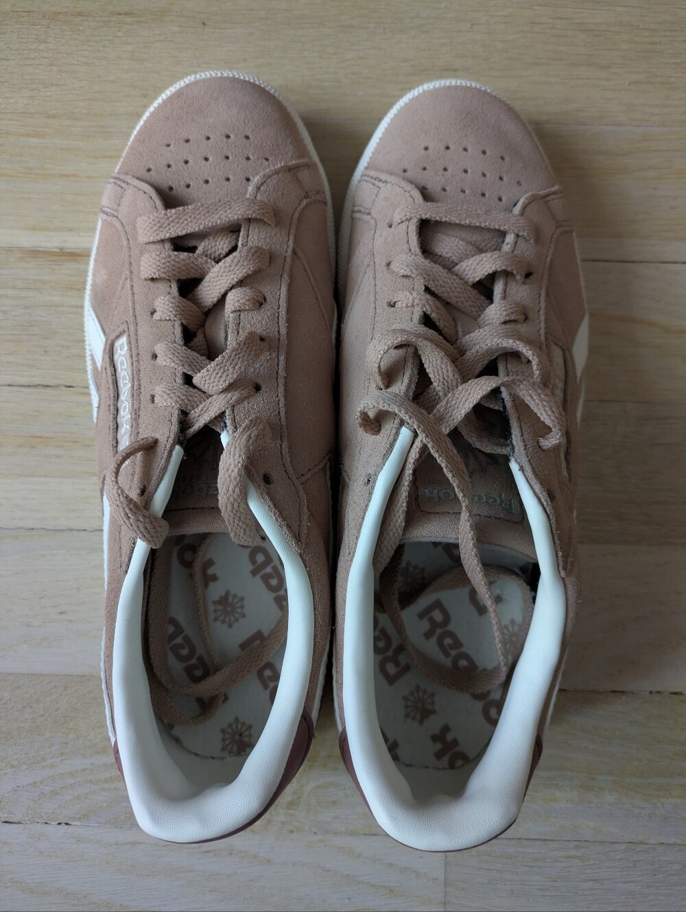 Reebok Club C Grounds - chalk/brown - Womens 7